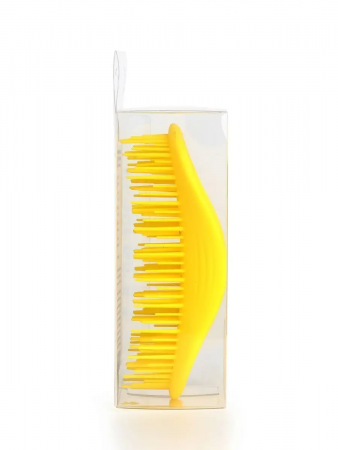 Solomeya Арома-расческа для сухих и влажных волос с ароматом Лимона мини / Aroma Brush for Wet&Dry hair Lemon mini, 1 шт